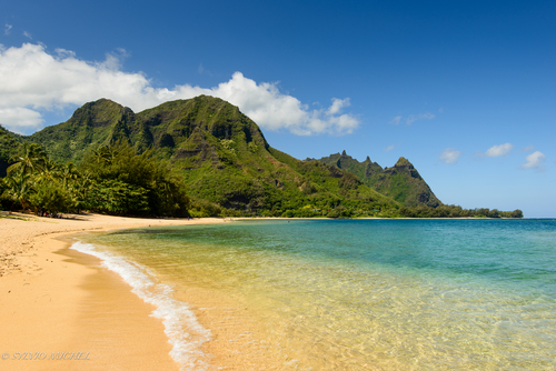 Tunnels Beach en Kauai