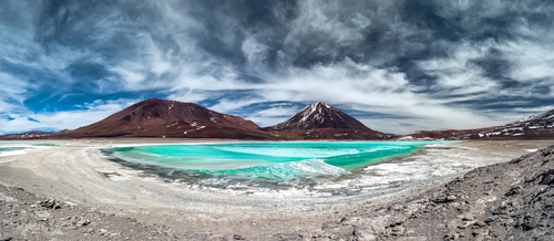 Laguna Verde en Bolivia