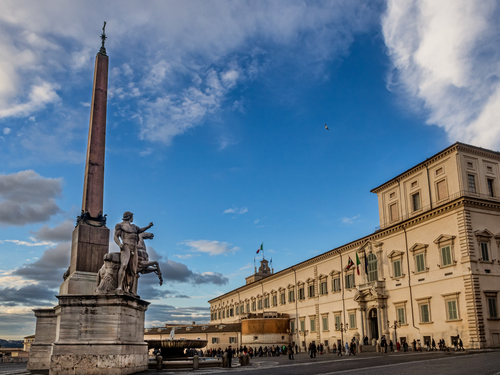 Plaza del Quirinal en Roma