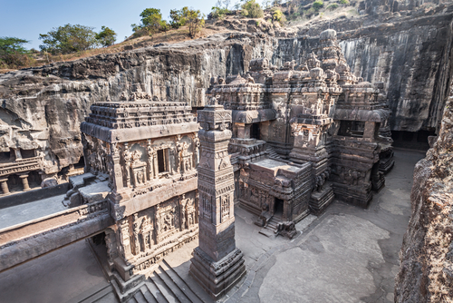 Los templos de Ellora en la India, magníficos