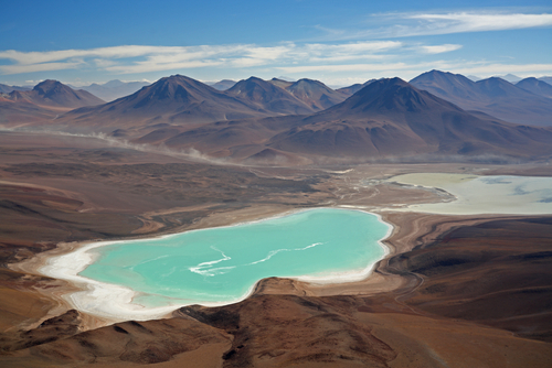 Laguna Verde en Bolivia