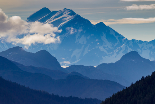 Cordillera Fairweather en Alaska