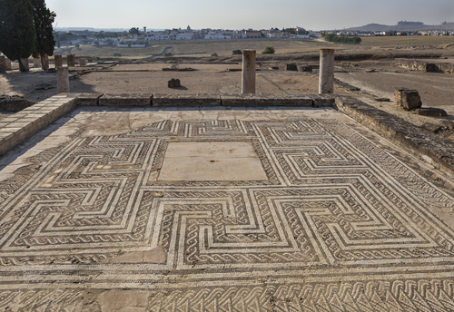 Mosaicos en Itálica