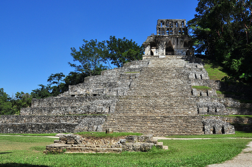 Templo de la Cruz en Palenque