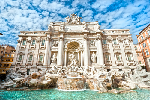 Fontana di Trevi en Roma