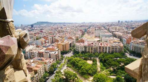 Barcelona desde la Sagrada Familia