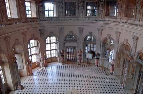 Salón Oval Vaux le Vicomte