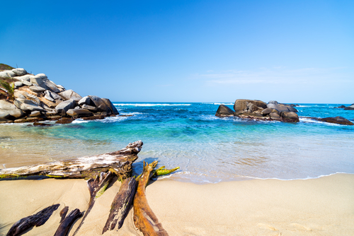 Playa en Tayrona