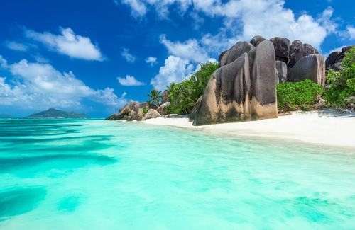 Playa en la Digue