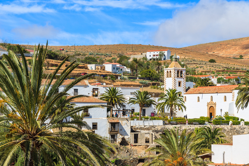 Betancuria en Fuerteventura, bella villa histórica de Canarias