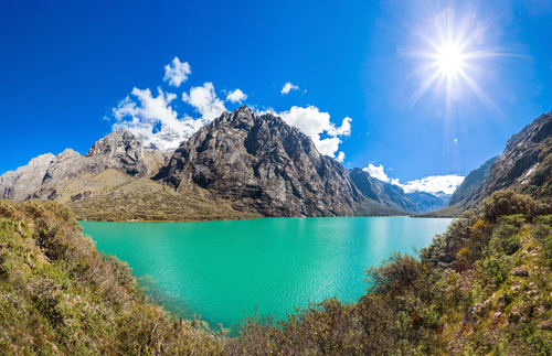 Los espectaculares paisajes de Llanganuco en Perú