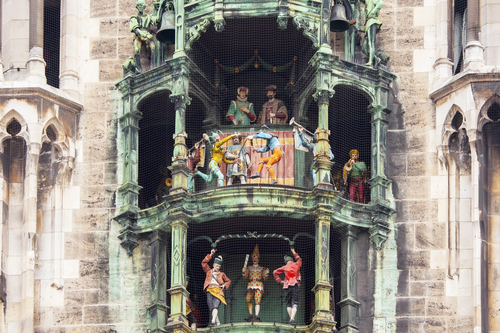 Carrillón Marienplatz, Munich