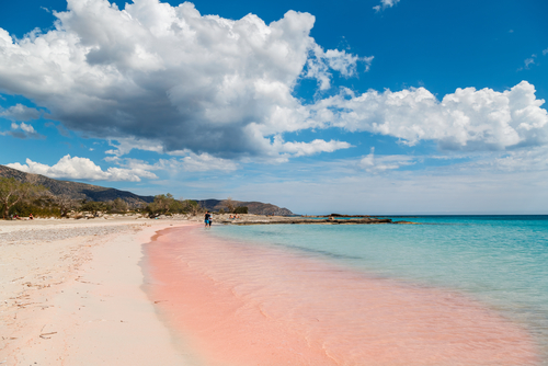 Playa de Elafonisi en islas griegas