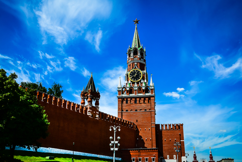 Relod de la Torre Spasskaya en Moscú