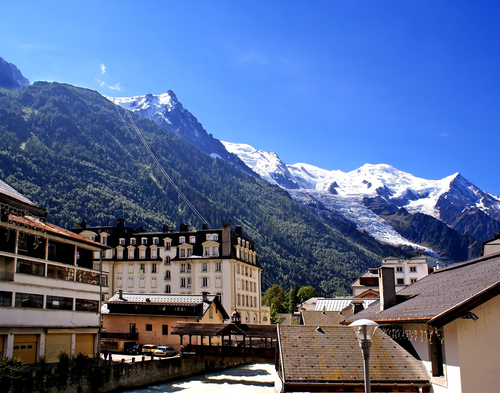 Chamonix en los Alpes