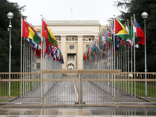 Palacio de las Naciones en Ginebra