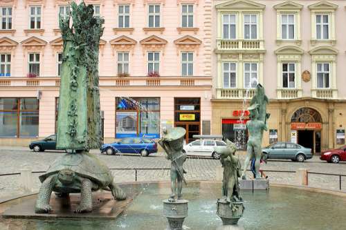 Fuente de Arión en Olomouc