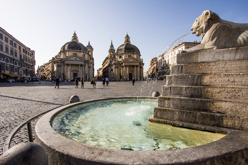 Piazza del Popolo en Roma