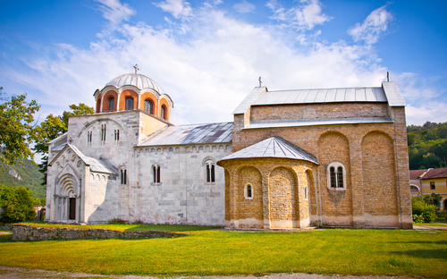 Monasterio de Studenica en Serbia