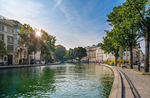 Canal Saint Martin en París