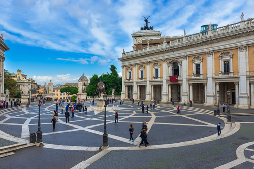 Piazza Capitoline en Roma