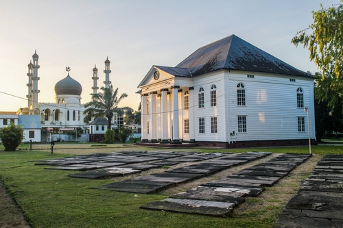 Paramaribo en Surinam