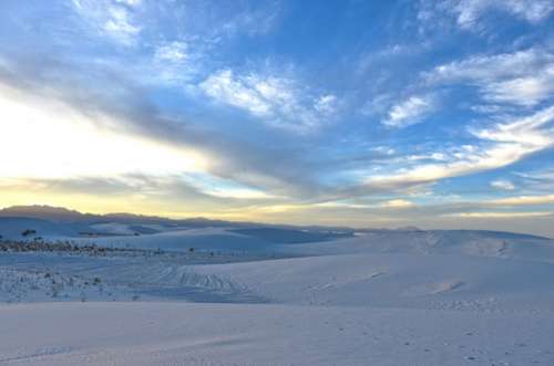 El desierto singular del Monumento Nacional de Arenas Blancas