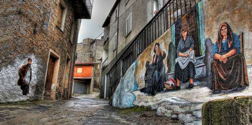 Orgosolo en Cerdeña