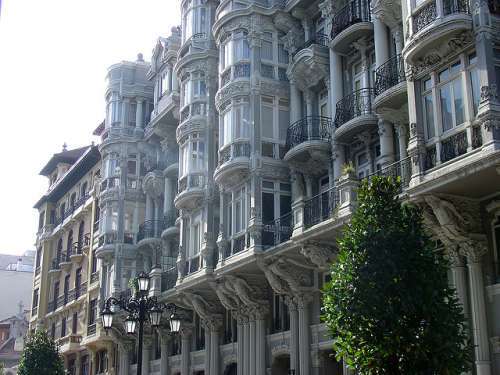 Calle Uría en Oviedo