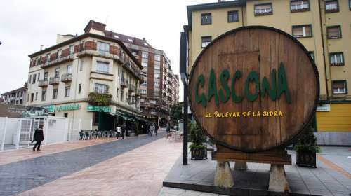 Calle Gascona en Oviedo