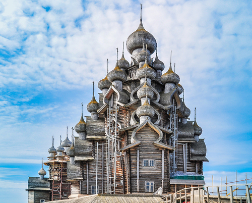 Las magníficas iglesias de madera de Kizhi Pogost en Rusia