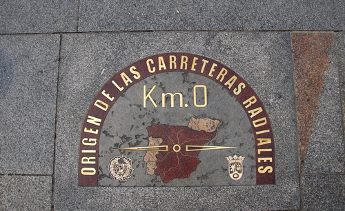 Kilómetro 0 Puerta del Sol de Madrid