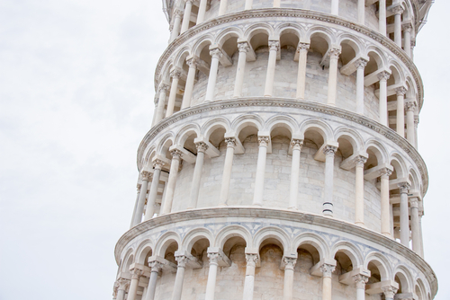 Detalle de la Torre de Pisa