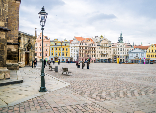 Plaza de la República en Pilsen