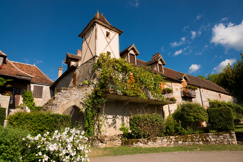 Loubressac en el valle del Lot