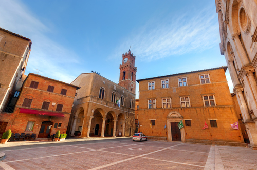 Pienza en la Toscana