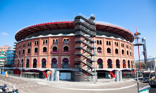 Centro comerciale n la Plaza de España de Barcelona