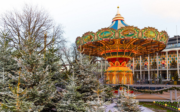 Jardines Tivoli en Copenhague