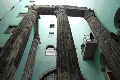 Templo de Augusto en Barcelona