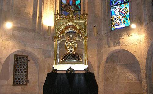 Busto de San Ladislao en Gyor