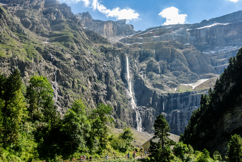 Cascada de Gavarnie en Francia