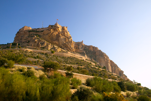 Castillo de Santa Bárbara en Alicante