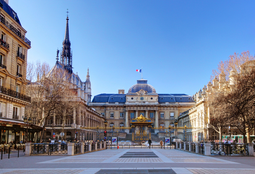 Place Louis Lepine en la isla de la Cité de Paris