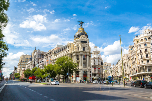 Edificio Metropolis en la Gran Vía de Madrid