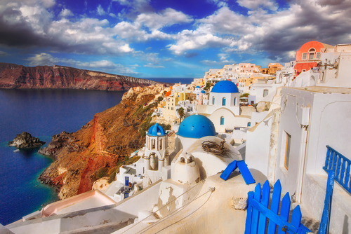 Oia en Grecia
