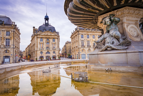 Place de la Bourse en Burdeos