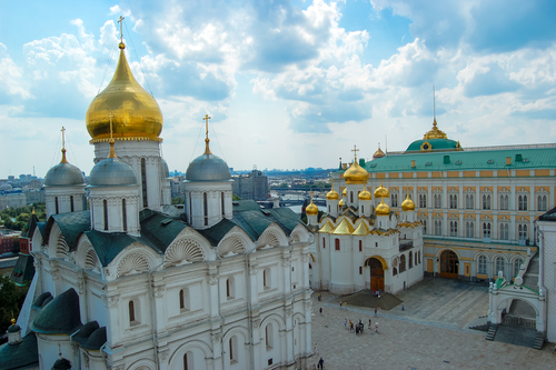 Catedral del Arcángel Miguel en el Kremlin de Moscú