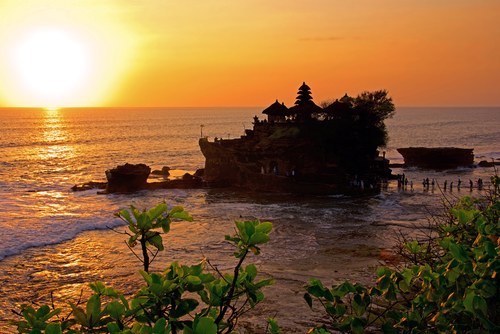 TEmplo de Tanah Lot en Bali