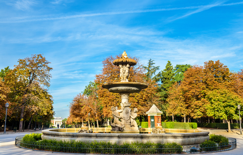 Fuente de la Alcachofa en el Retiro