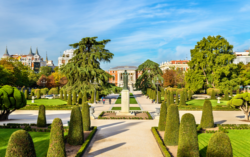 Jardín del Parterre en el Retiro